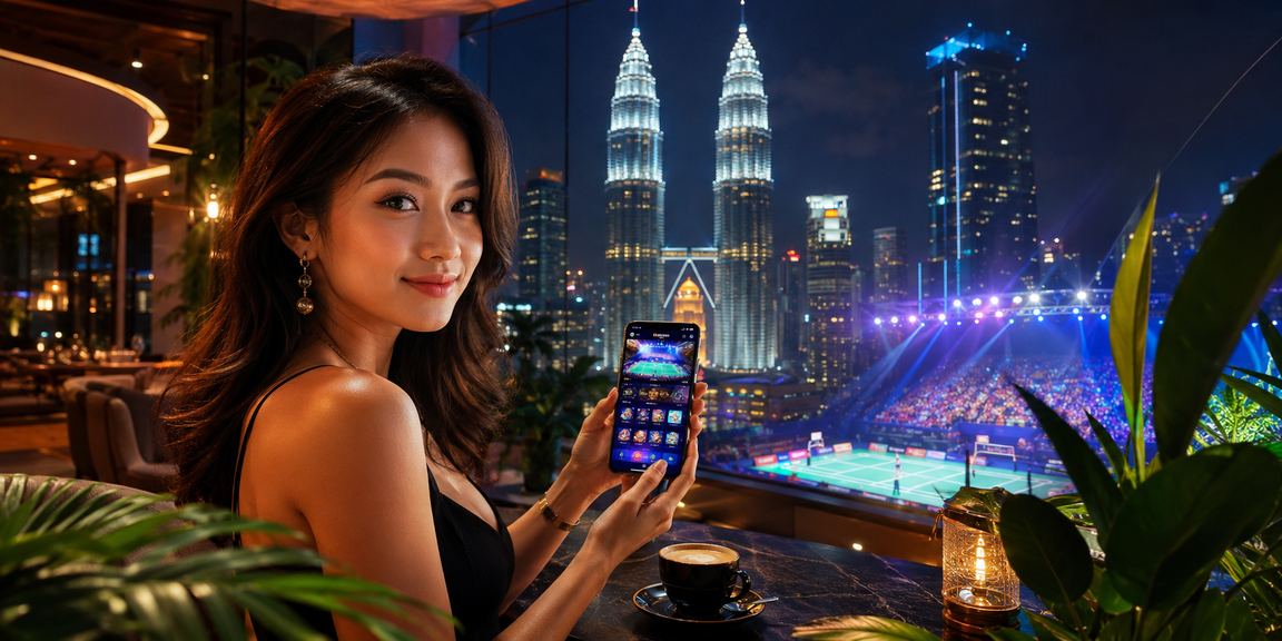 Pengguna di Kuala Lumpur mengakses promosi kasino 81700 dari telefon pintar mereka